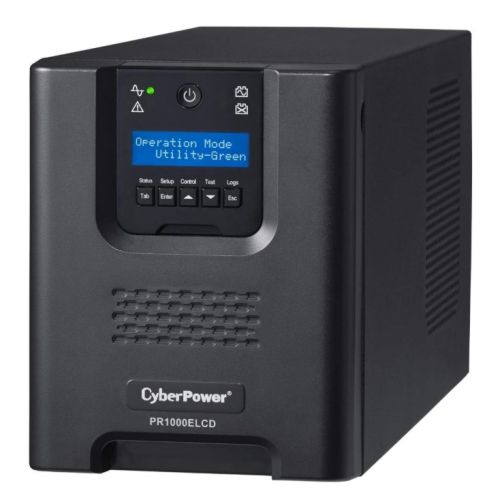 CyberPower 1000VA Line Interactive Tower Pro UPS, 900W, LCD Display, 8x IEC, AVR Energy Saving, Hot-Swap Batteries CyberPower 1000VA Line Interactive Tower Pro UPS, 900W, LCD Display, 8x IEC, AVR Energy Saving, Hot-Swap Batteries